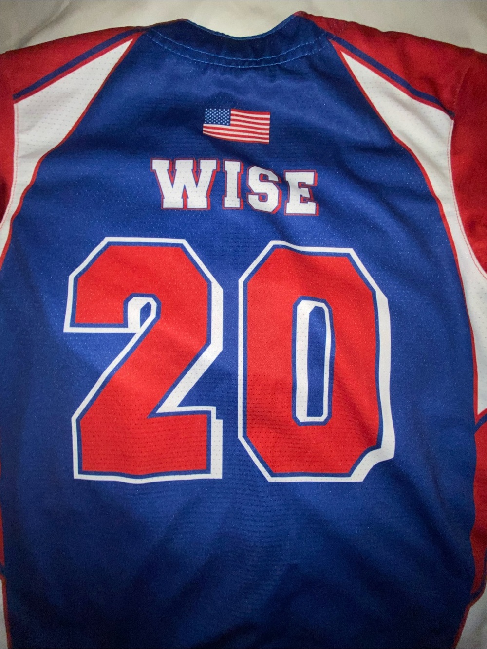 Bears Red & Blue Team Jersey - WISE 20 size Youth L